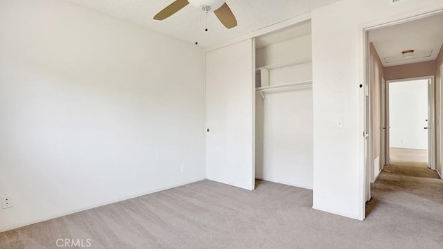 11542 Luzon St, Cypress, CA 90630 - unfurnished bedroom featuring carpet flooring, a closet, and ceiling fan