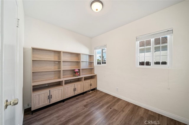 12218 Academy Way, Artesia, CA 90701 - unfurnished room featuring baseboards and dark wood-type flooring