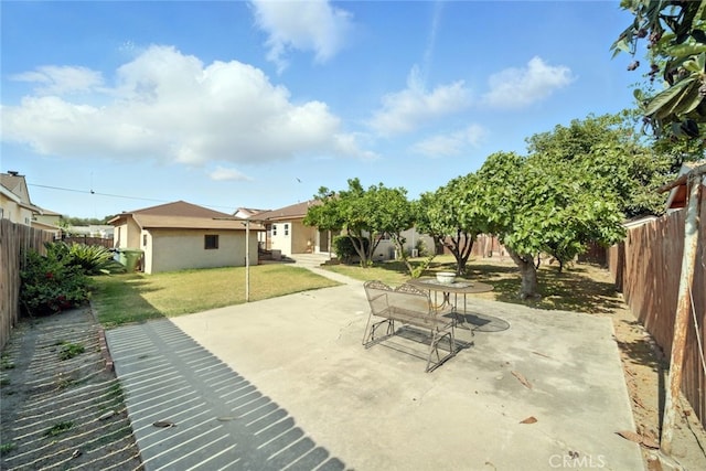 12218 Academy Way, Artesia, CA 90701 - fenced backyard with a patio and a residential view