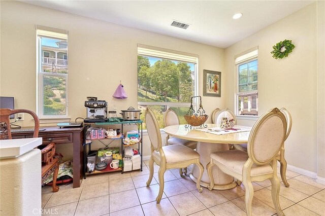 18977 Phelham Way, Yorba Linda, CA 92886 - dining room featuring light tile patterned flooring and recessed lighting