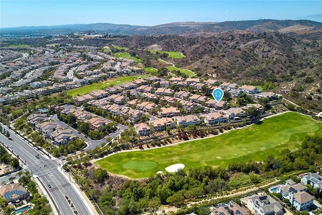 18977 Phelham Way, Yorba Linda, CA 92886 - aerial view of property's location featuring a mountainous background and nearby suburban area