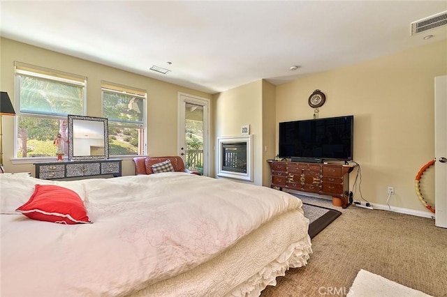 18977 Phelham Way, Yorba Linda, CA 92886 - carpeted bedroom with baseboards and access to outside