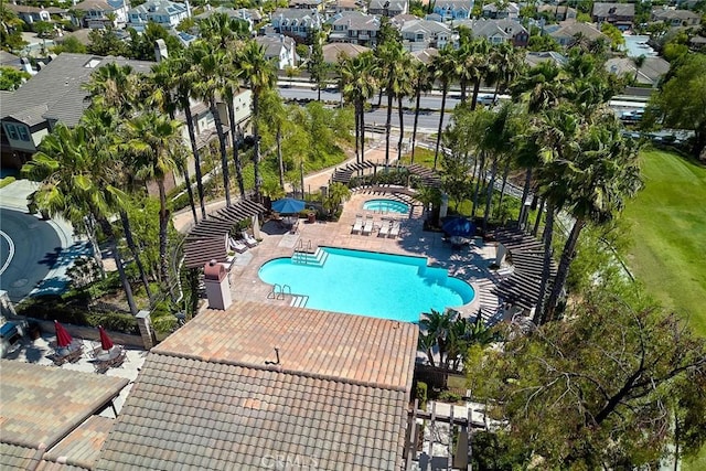 18977 Phelham Way, Yorba Linda, CA 92886 - community pool with a patio and a residential view
