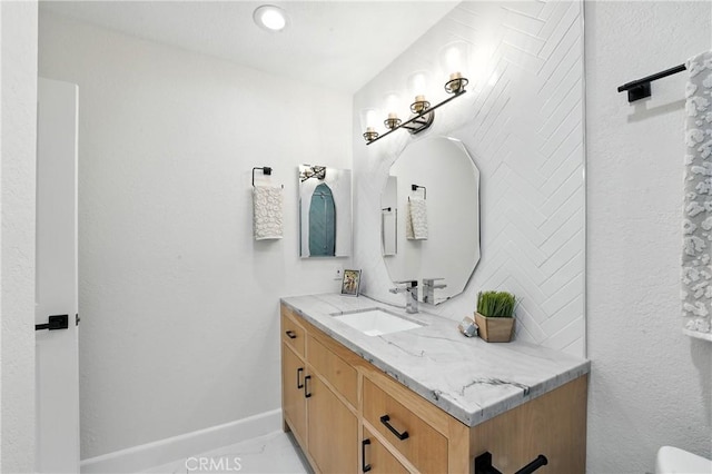 24901 Del Monte St, Laguna Hills, CA 92653 - bathroom with vanity and baseboards