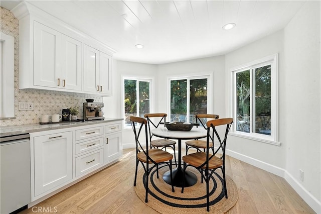 24901 Del Monte St, Laguna Hills, CA 92653 - dining room with plenty of natural light, light wood-style flooring, and recessed lighting