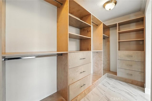 24901 Del Monte St, Laguna Hills, CA 92653 - walk in closet with light marble finish floors