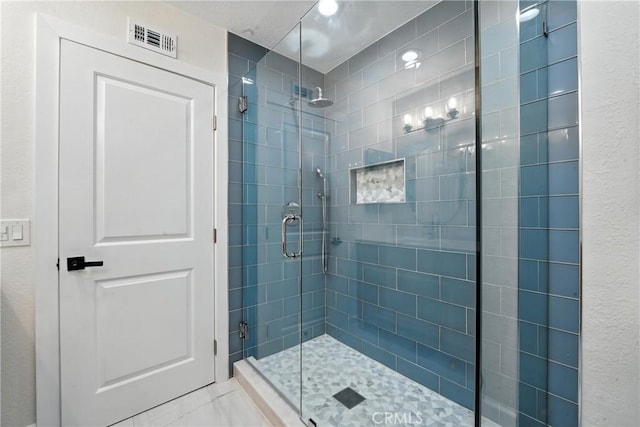 24901 Del Monte St, Laguna Hills, CA 92653 - bathroom with a stall shower and a textured wall