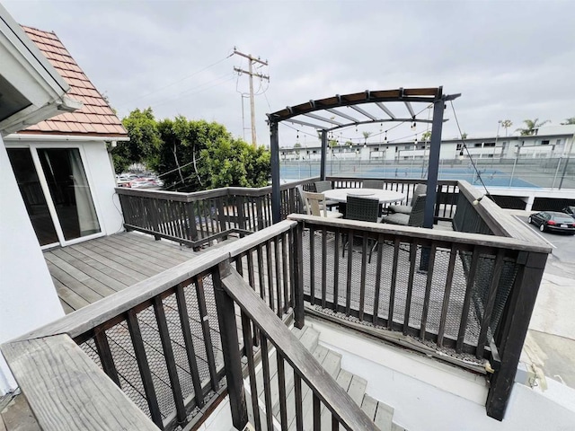 3943 Ingraham St, San Diego, CA 92109 - view of wooden deck