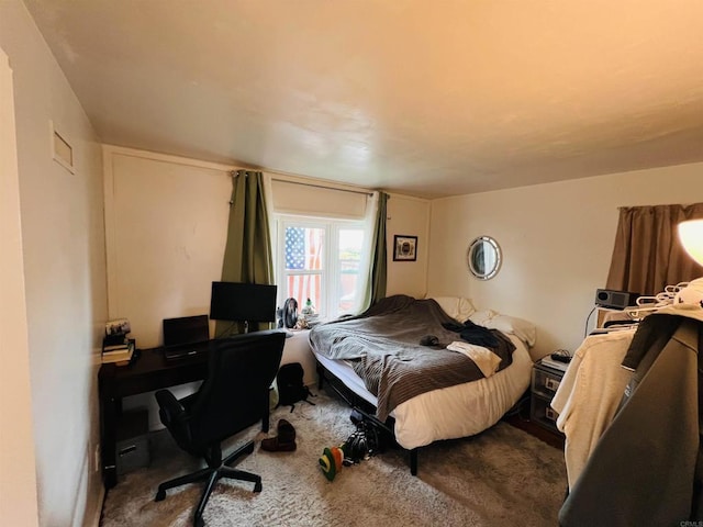 3943 Ingraham St, San Diego, CA 92109 - carpeted bedroom featuring an office area
