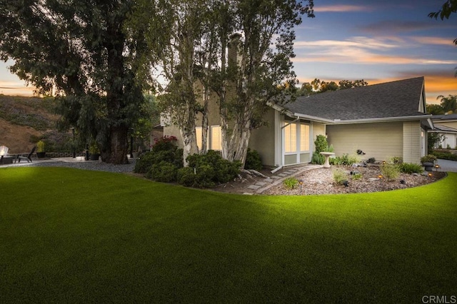 1772 Treseder Cir, El Cajon, CA 92019 - back of house at dusk with a yard