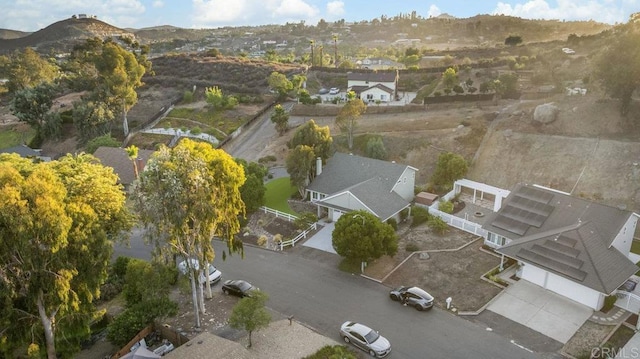 1772 Treseder Cir, El Cajon, CA 92019 - aerial view of property and surrounding area with nearby suburban area and mountains