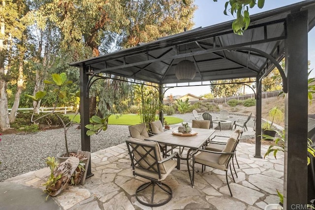 1772 Treseder Cir, El Cajon, CA 92019 - fenced backyard with a gazebo, outdoor dining area, and a patio area