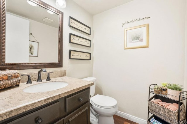 1772 Treseder Cir, El Cajon, CA 92019 - half bathroom with vanity and wood finished floors