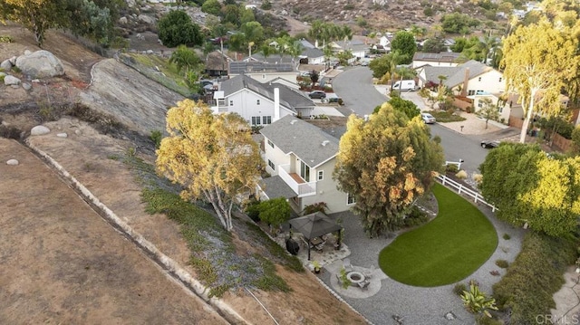 1772 Treseder Cir, El Cajon, CA 92019 - aerial overview of property's location with nearby suburban area