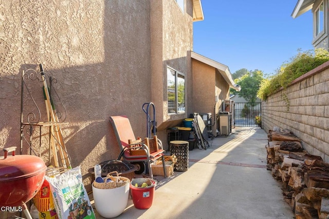 28802 Raintree Ln, Saugus, CA 91390 - view of patio / terrace with a gate