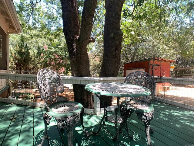 4822 Belvedere Dr, Julian, CA 92036 - view of wooden terrace