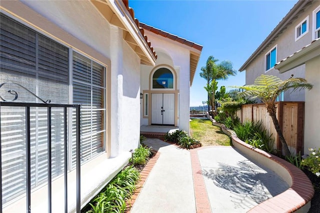 4 Narbonne, Laguna Niguel, CA 92677 - view of exterior entry featuring stucco siding