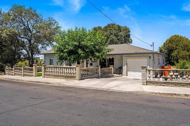 4624 Katherine Place, La Mesa, CA 91942 - view of front of house with an attached garage, concrete driveway, and stucco siding