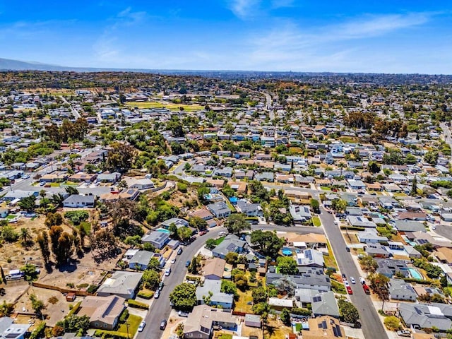 4624 Katherine Place, La Mesa, CA 91942 - aerial view of property and surrounding area with nearby suburban area