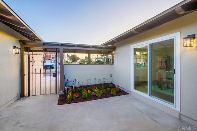 6947 Wallsey Dr, San Diego, CA 92119 - view of patio / terrace with a gate