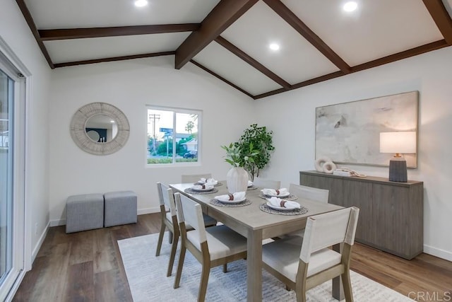 6947 Wallsey Dr, San Diego, CA 92119 - dining space featuring wood finished floors and recessed lighting