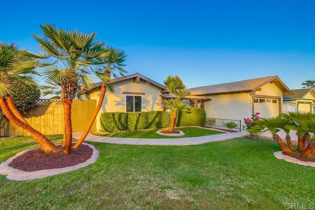 6947 Wallsey Dr, San Diego, CA 92119 - ranch-style home featuring an attached garage and stucco siding
