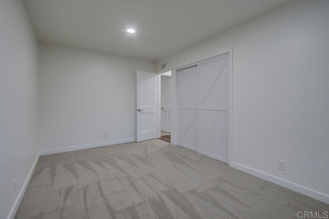 6947 Wallsey Dr, San Diego, CA 92119 - unfurnished bedroom with carpet, recessed lighting, and a closet
