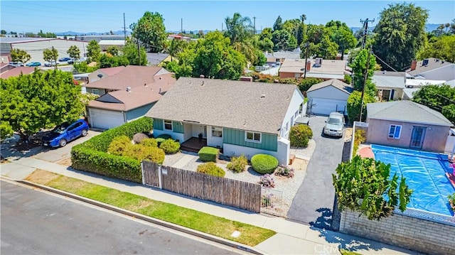 16918 Baltar St, Van Nuys, CA 91406 - aerial perspective of suburban area