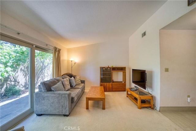 92 Mariposa Dr, San Luis Obispo, CA 93401 - carpeted living area featuring baseboards