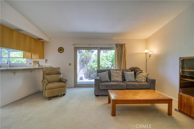 92 Mariposa Dr, San Luis Obispo, CA 93401 - living area featuring light colored carpet and baseboards