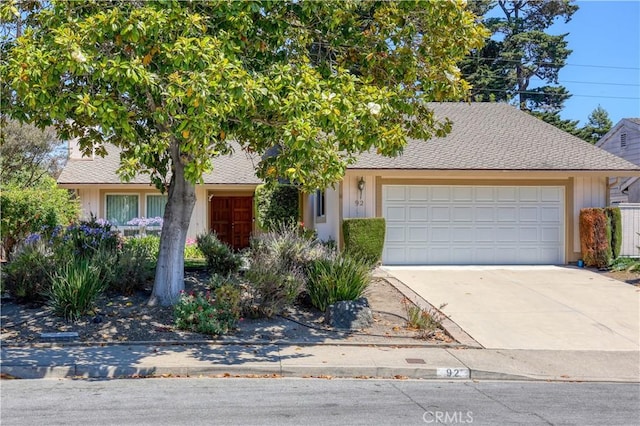 92 Mariposa Dr, San Luis Obispo, CA 93401 - view of front of property featuring driveway and an attached garage