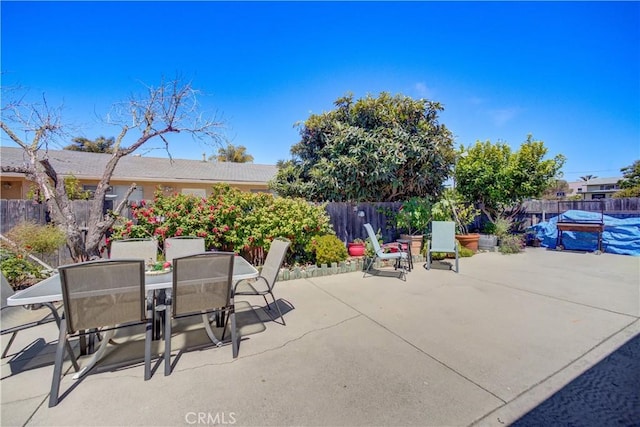 2130 Ocean St, Oceano, CA 93445 - fenced backyard featuring a patio and outdoor dining area