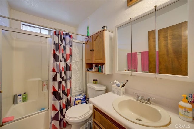 2120 Ocean St, Oceano, CA 93445 - bathroom featuring vanity and shower / bath combo with shower curtain