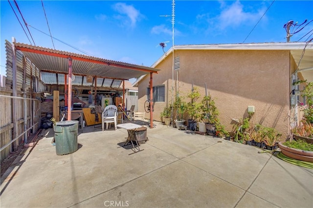2120 Ocean St, Oceano, CA 93445 - back of house with stucco siding and a patio area