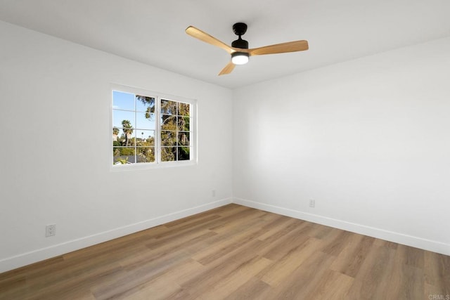 2858 Lehigh Ct, Oceanside, CA 92056 - unfurnished room featuring light wood-type flooring and a ceiling fan