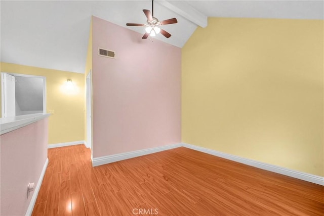 10642 Shoreline Dr Unit 80, Norwalk, CA 90650 - unfurnished room with a ceiling fan and light wood-style floors