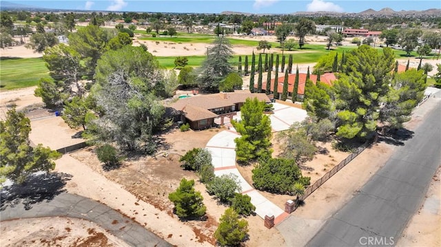 19955 Chickasaw Rd, Apple Valley, CA 92307 - drone / aerial view of a golf course