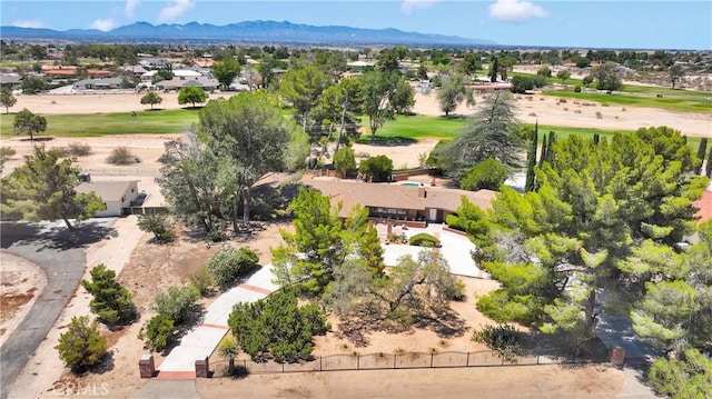19955 Chickasaw Rd, Apple Valley, CA 92307 - aerial view of a mountainous background