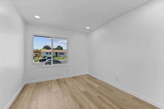 1654 Yale St, Chula Vista, CA 91913 - empty room featuring light wood-type flooring and recessed lighting
