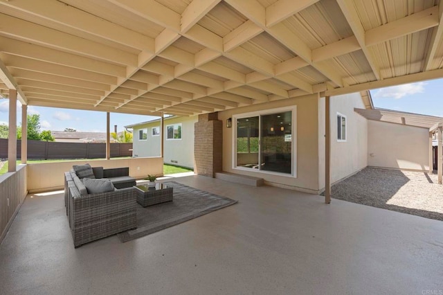 1654 Yale St, Chula Vista, CA 91913 - view of patio featuring an outdoor living space