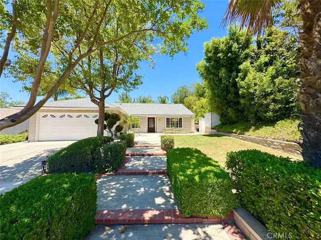 21315 Pinehill Ln, Diamond Bar, CA 91765 - single story home with driveway, a garage, and a front yard