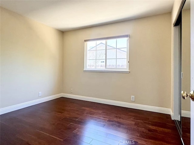 21315 Pinehill Ln, Diamond Bar, CA 91765 - empty room featuring dark wood finished floors and baseboards