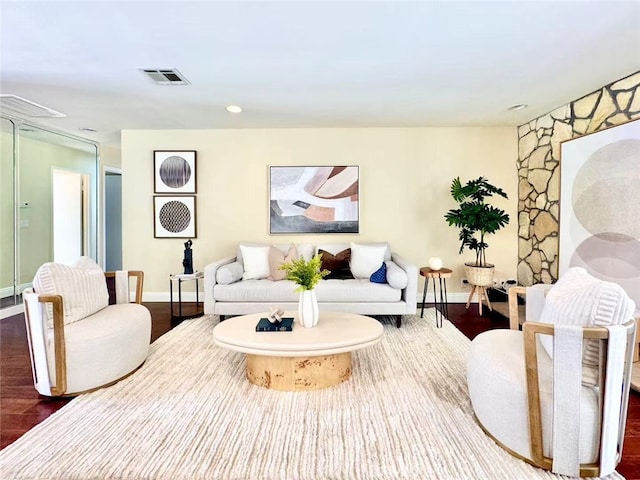21315 Pinehill Ln, Diamond Bar, CA 91765 - living room with wood finished floors and attic access