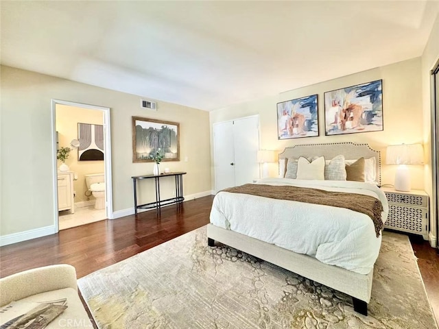 21315 Pinehill Ln, Diamond Bar, CA 91765 - bedroom featuring wood finished floors and connected bathroom
