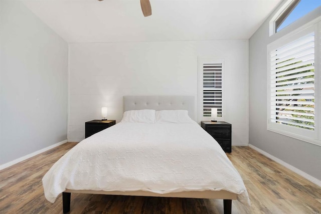 1148 Valdivia Ct, Chula Vista, CA 91910 - bedroom with multiple windows, light wood-type flooring, and a ceiling fan