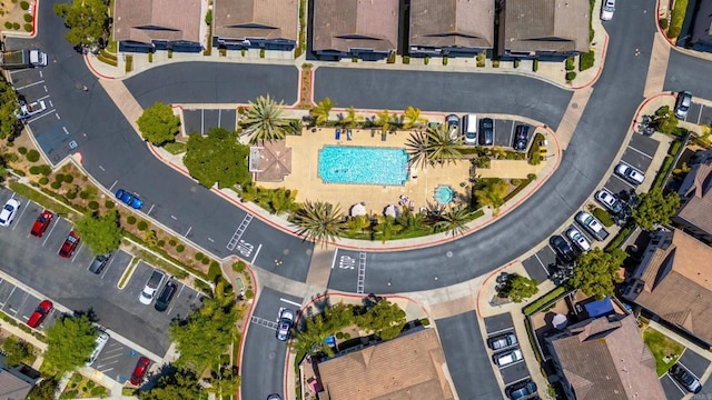 1148 Valdivia Ct, Chula Vista, CA 91910 - aerial overview of property's location with a pool area
