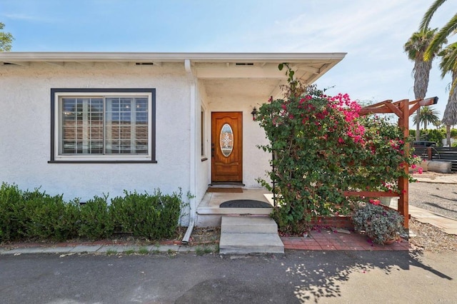 1220 Palomar Ter, Escondido, CA 92027 - entrance to property featuring stucco siding