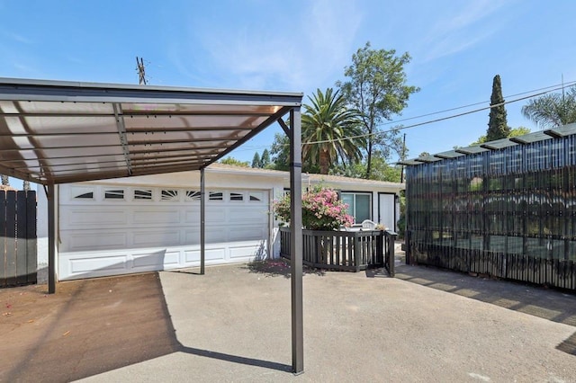1220 Palomar Ter, Escondido, CA 92027 - view of patio with a detached garage