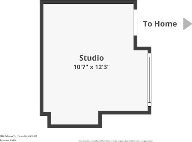 1220 Palomar Ter, Escondido, CA 92027 - view of room layout