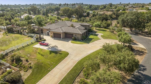 14786 Cool Valley Ranch Rd, Valley Center, CA 92082 - view from above of property